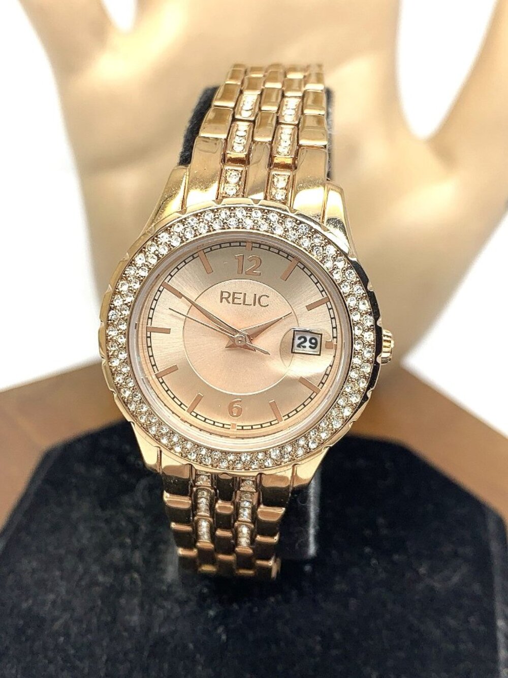 Relic Women's Watch ZR12654 Quartz Rose Gold Tone Stainless Steel 29mm